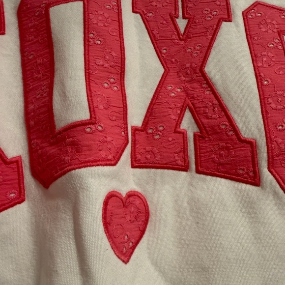 Simply Southern White Sweatshirt with Pink Accents - Picture 3 of 4